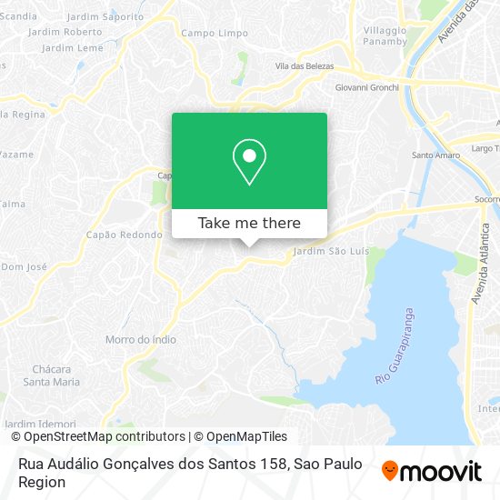 Mapa Rua Audálio Gonçalves dos Santos 158