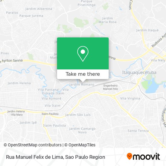 Rua Manuel Felix de Lima map