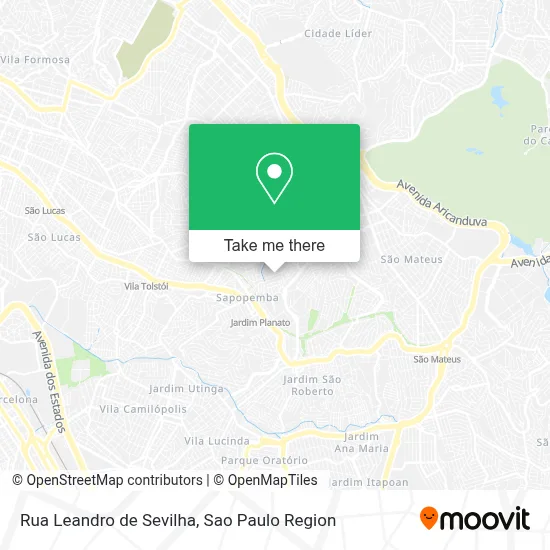Rua Leandro de Sevilha map