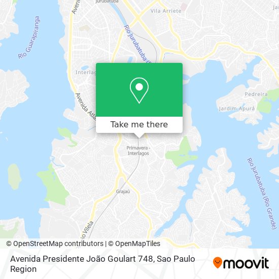 Avenida Presidente João Goulart 748 map