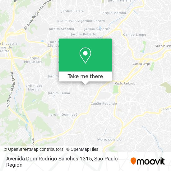 Avenida Dom Rodrigo Sanches 1315 map