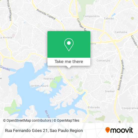 Mapa Rua Fernando Góes 21