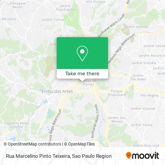 Rua Marcelino Pinto Teixeira map