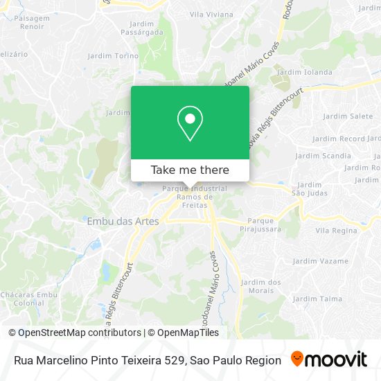 Mapa Rua Marcelino Pinto Teixeira 529