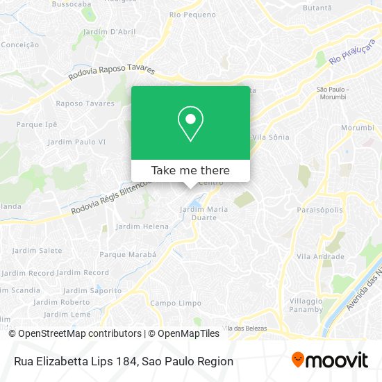 Rua Elizabetta Lips 184 map