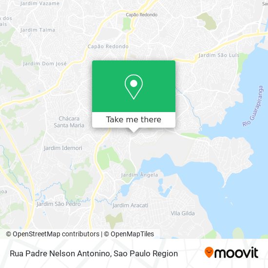 Rua Padre Nelson Antonino map