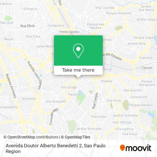 Avenida Doutor Alberto Benedetti 2 map