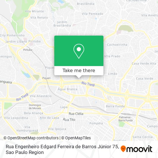 Rua Engenheiro Edgard Ferreira de Barros Júnior 75 map