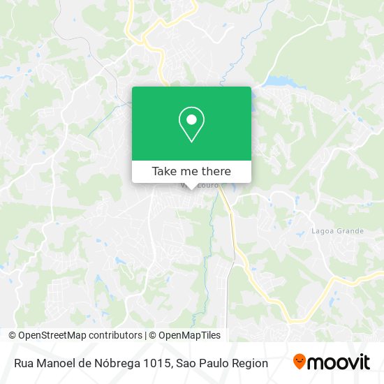 Mapa Rua Manoel de Nóbrega 1015
