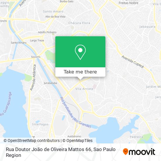 Rua Doutor João de Oliveira Mattos 66 map