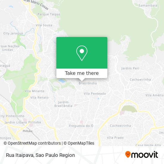 Mapa Rua Itaipava