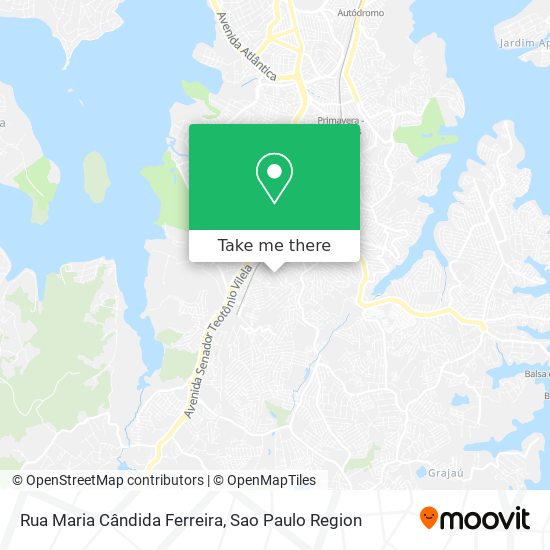 Rua Maria Cândida Ferreira map