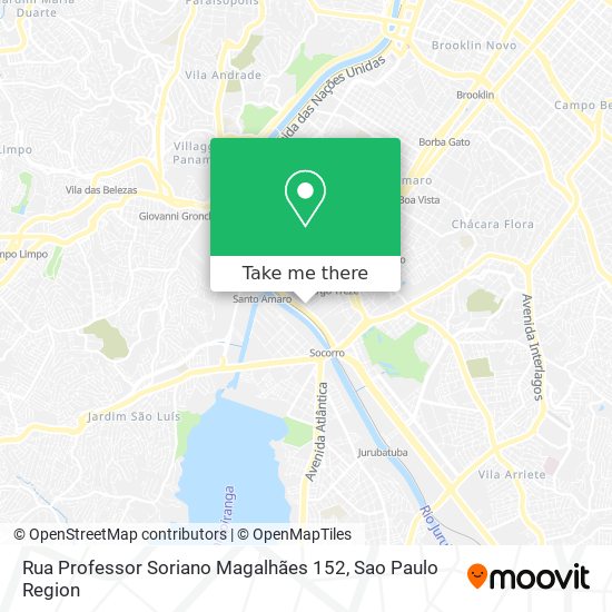 Mapa Rua Professor Soriano Magalhães 152