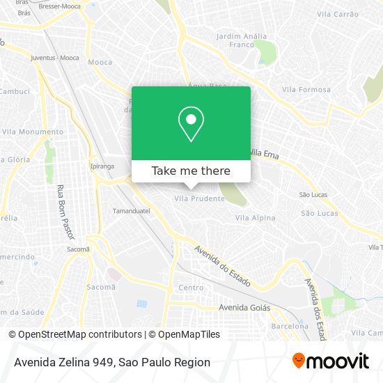 Mapa Avenida Zelina 949
