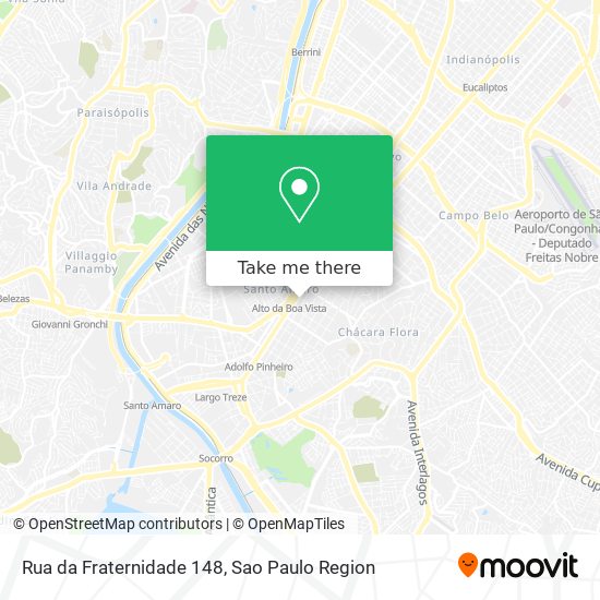 Rua da Fraternidade 148 map