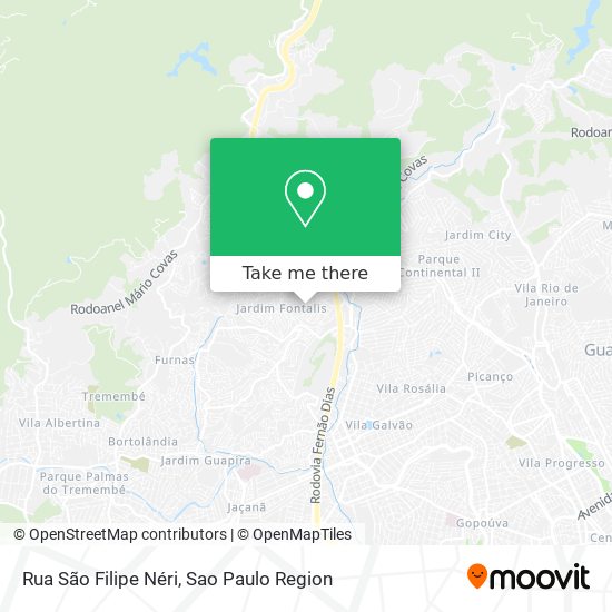 Rua São Filipe Néri map
