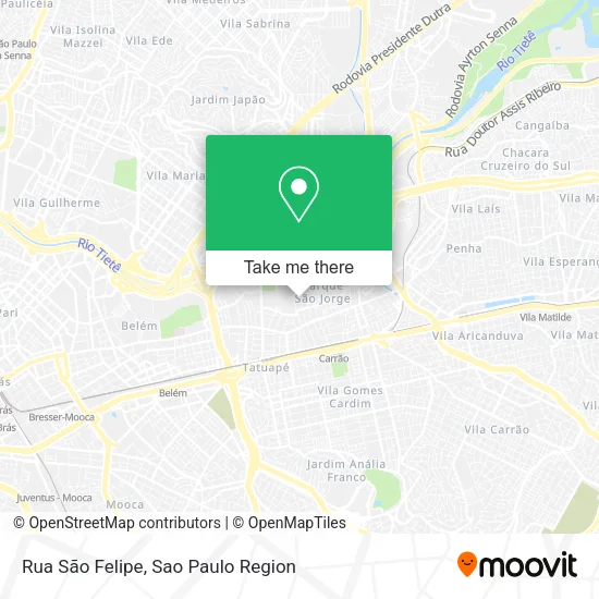 Rua São Felipe map