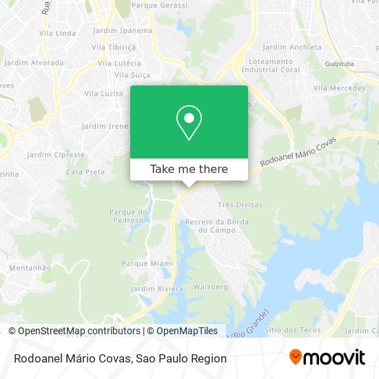 Rodoanel Mário Covas map