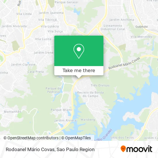Rodoanel Mário Covas map