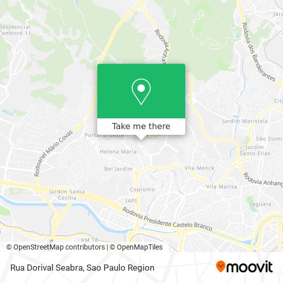 Rua Dorival Seabra map