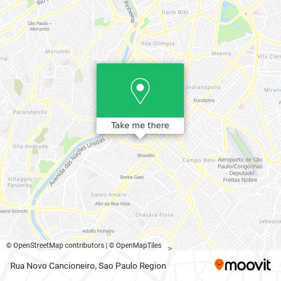 Mapa Rua Novo Cancioneiro