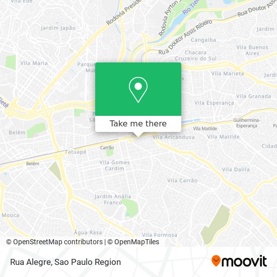 Rua Alegre map