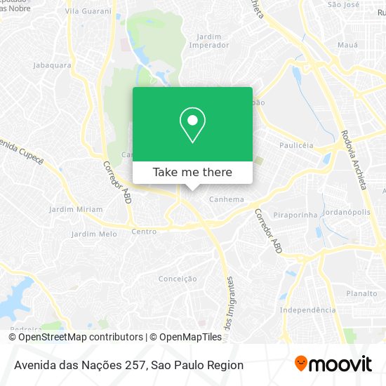 Avenida das Nações 257 map