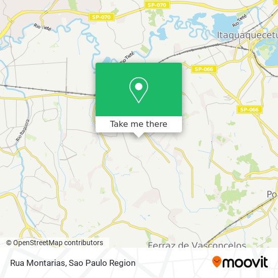 Rua Montarias map