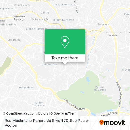 Rua Maxímiano Pereira da Silva 170 map