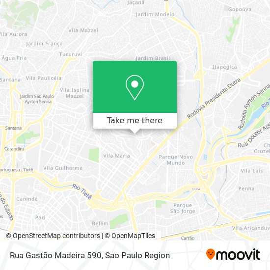 Rua Gastão Madeira 590 map