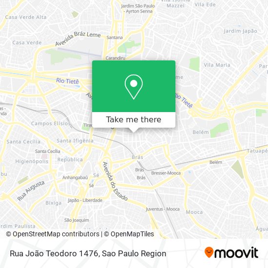 Rua João Teodoro 1476 map