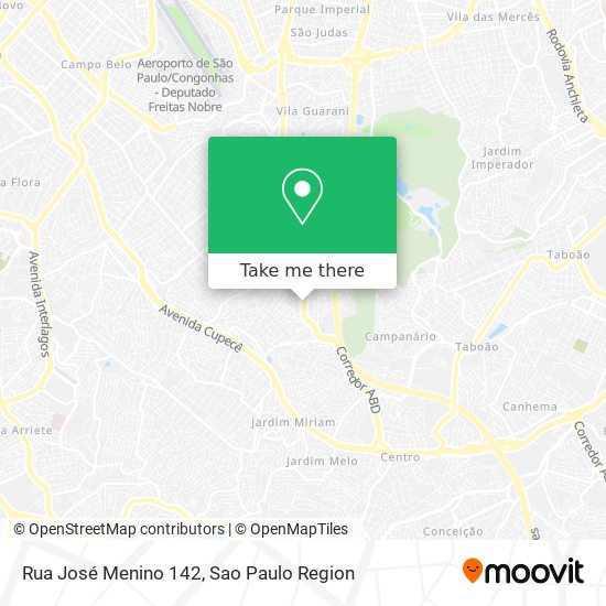 Rua José Menino 142 map