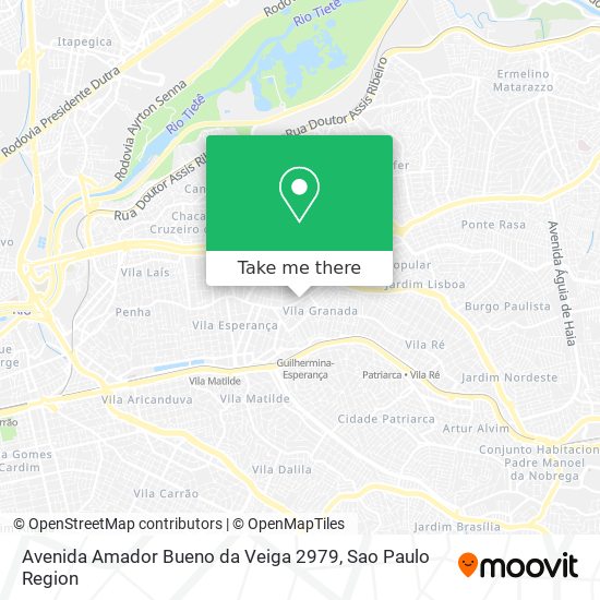 Mapa Avenida Amador Bueno da Veiga 2979