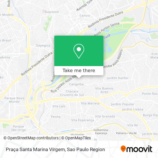 Praça Santa Marina Vírgem map