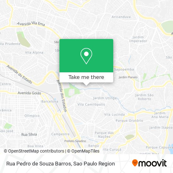 Rua Pedro de Souza Barros map