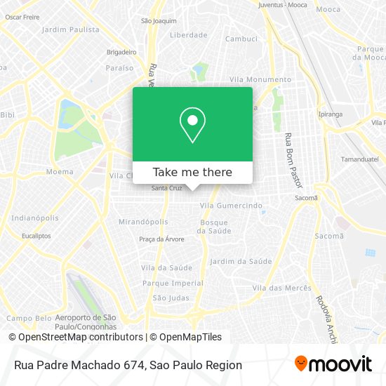 Rua Padre Machado 674 map