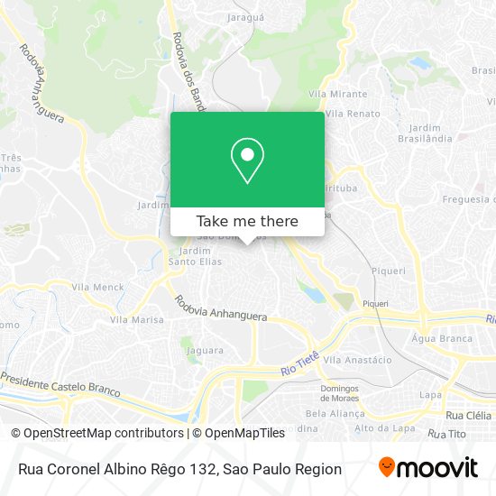 Mapa Rua Coronel Albino Rêgo 132