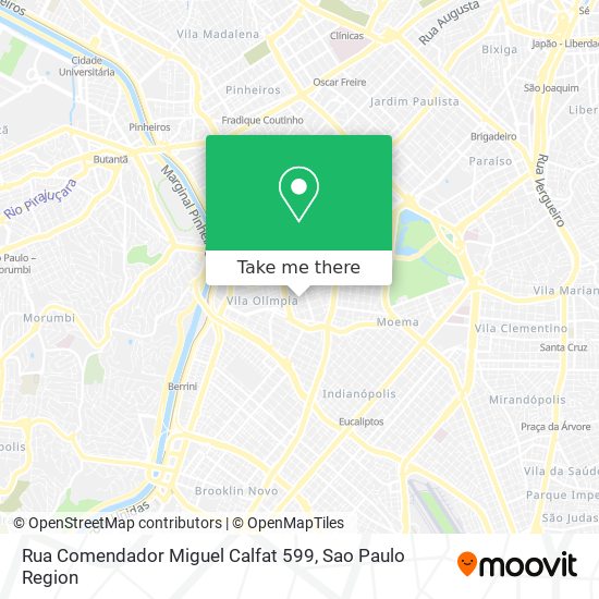 Mapa Rua Comendador Miguel Calfat 599