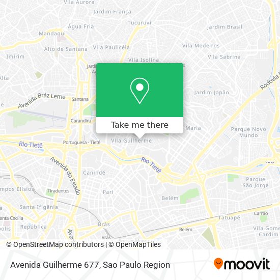 Mapa Avenida Guilherme 677