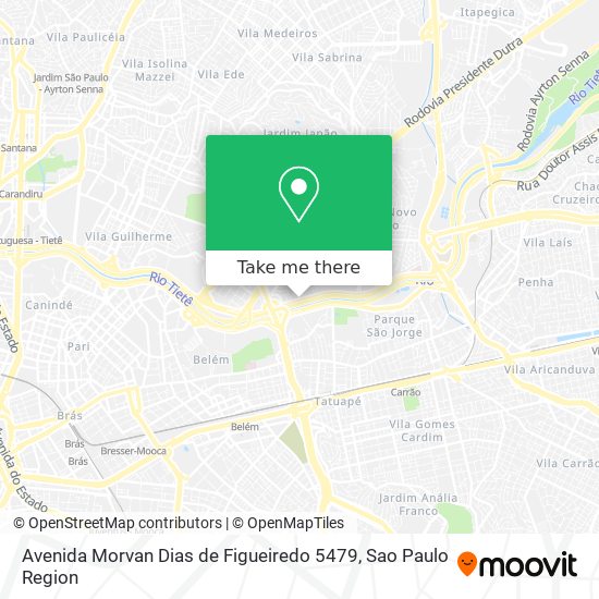 Avenida Morvan Dias de Figueiredo 5479 map