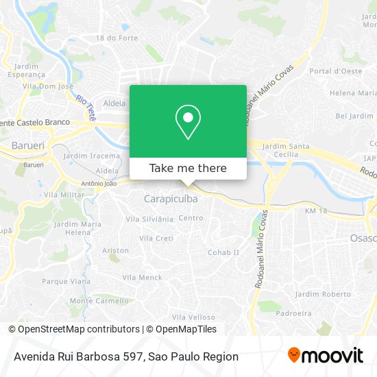Avenida Rui Barbosa 597 map