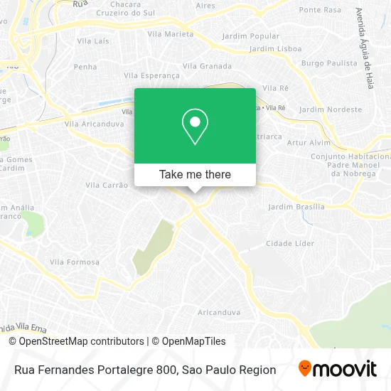 Rua Fernandes Portalegre 800 map