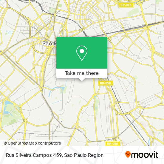 Mapa Rua Silveira Campos 459