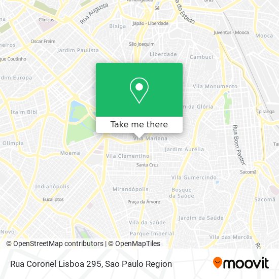 Rua Coronel Lisboa 295 map