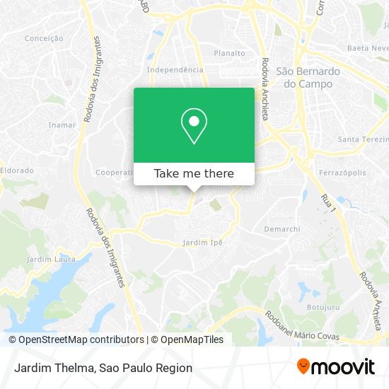 Mapa Jardim Thelma