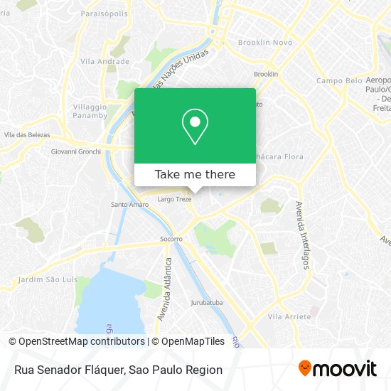 Rua Senador Fláquer map