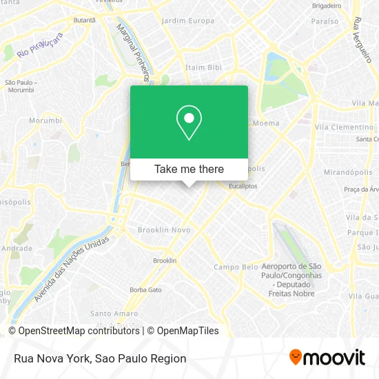 Rua Nova York map