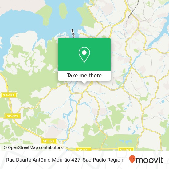 Rua Duarte Antônio Mourão 427 map