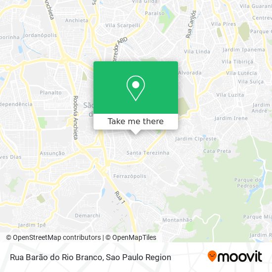 Rua Barão do Rio Branco map