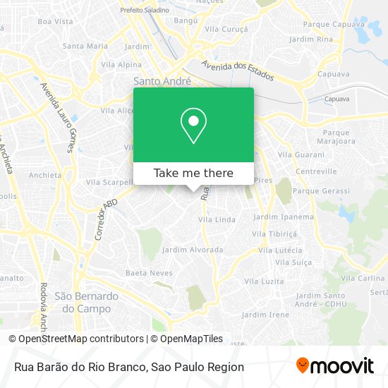 Rua Barão do Rio Branco map